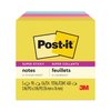Post-It Note Pads in Summer Joy Collection Colors, 3" x 3" 90 Sheets/Pad, PK5, 5PK 7100269497
